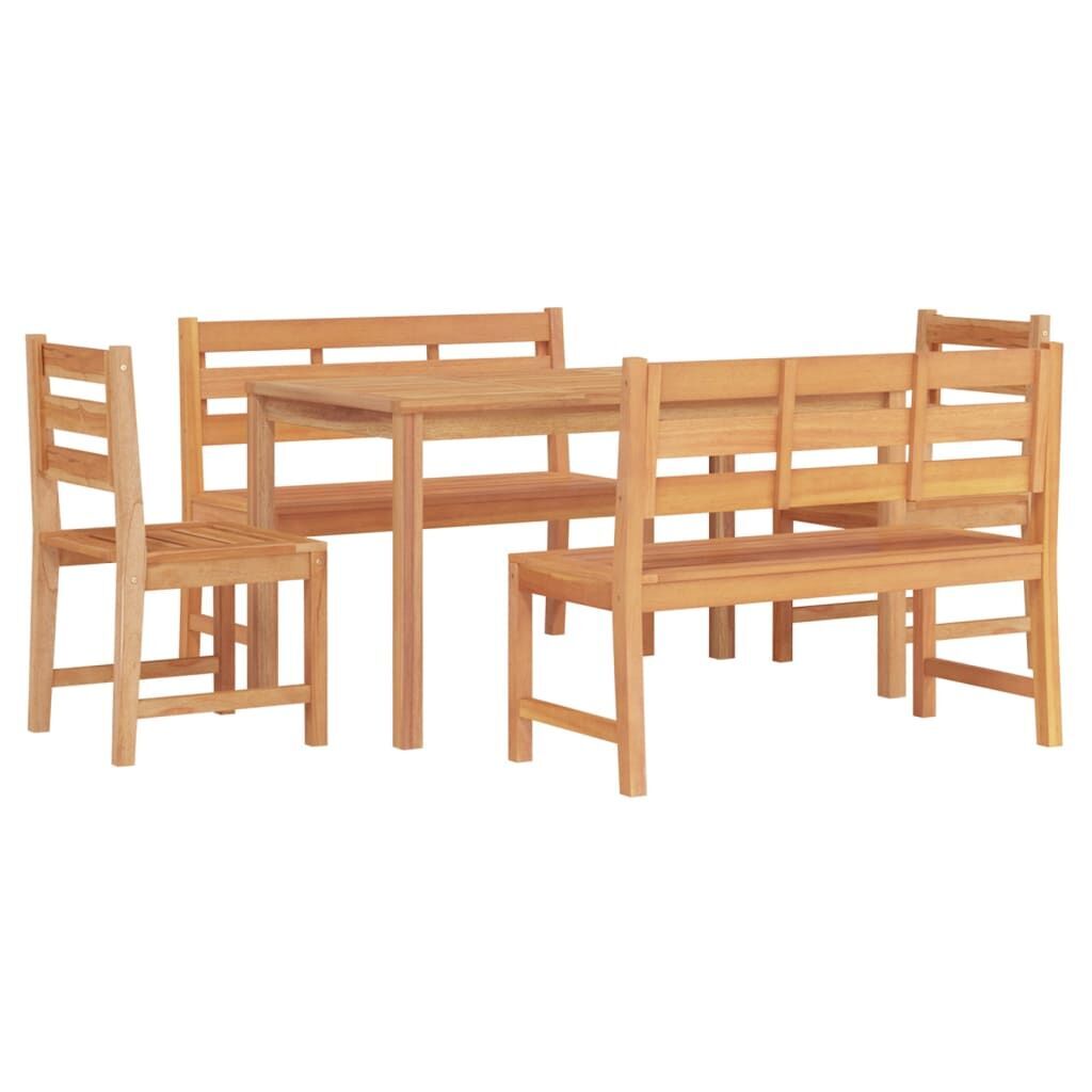 5 Piece Garden Dining Set Solid Wood Teak Price