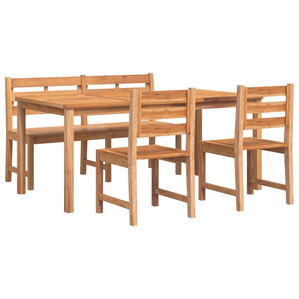 4 Piece Garden Dining Set Solid Wood Teak Price