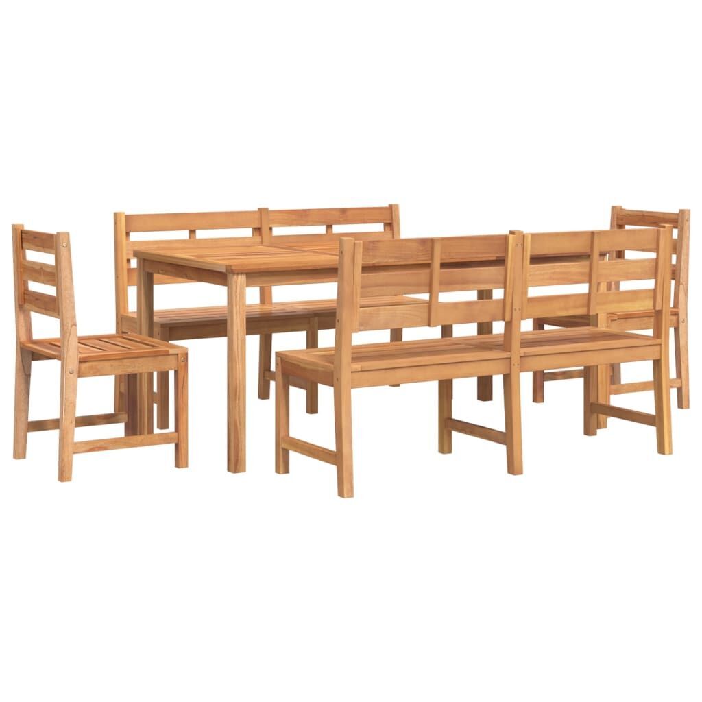 5 Piece Garden Dining Set Solid Wood Teak Price