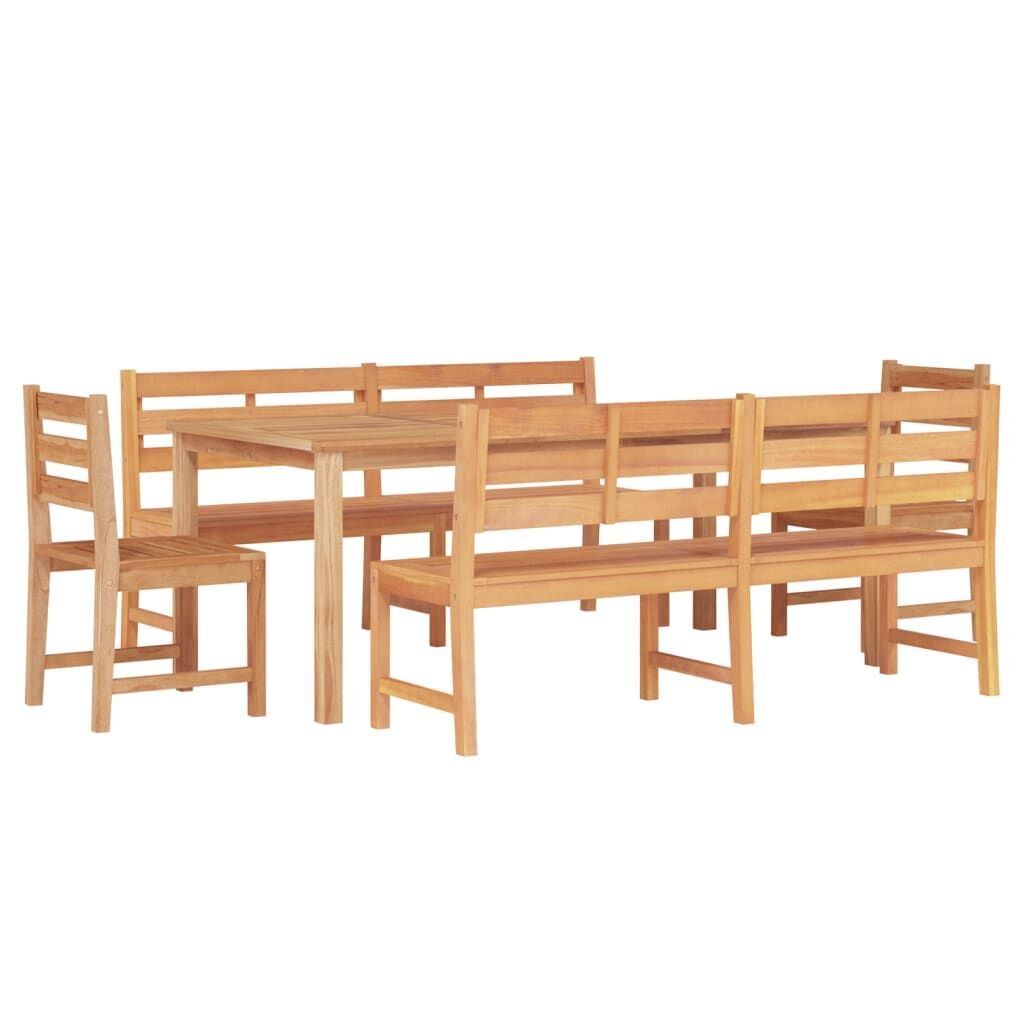 5 Piece Garden Dining Set Solid Wood Teak Price