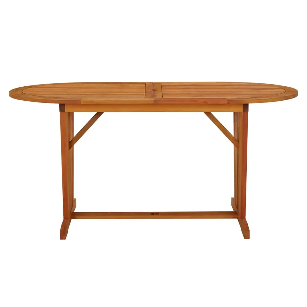 Garden Table 160x85x75 cm Solid Wood Eucalyptus Price