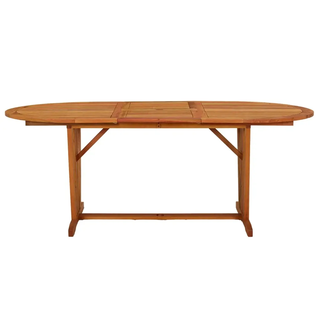 Garden Table 200x100x75 cm Solid Wood Eucalyptus Price