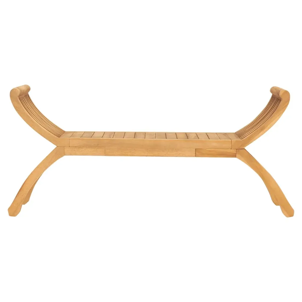 Garden Bench 126 cm Solid Teak Wood Price