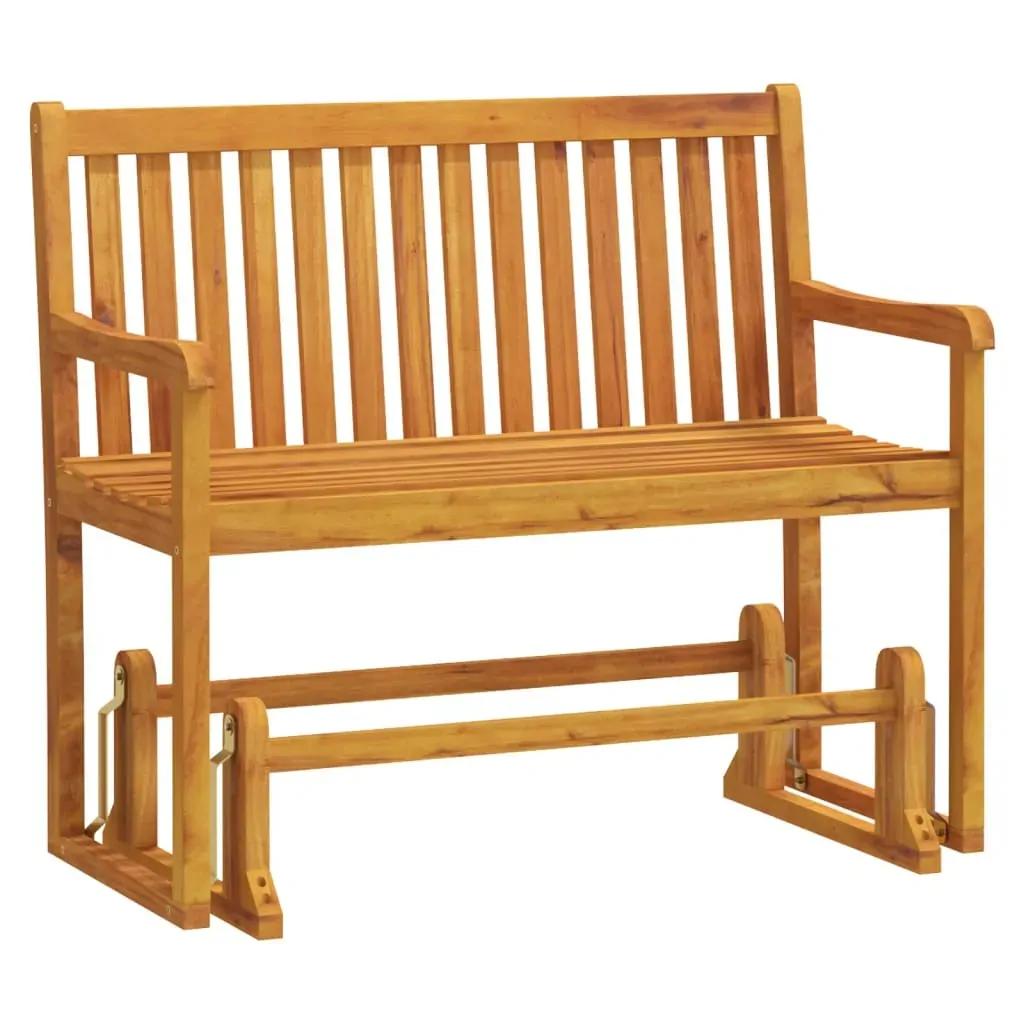 Garden Swing Bench 110 cm Solid Acacia Wood Price