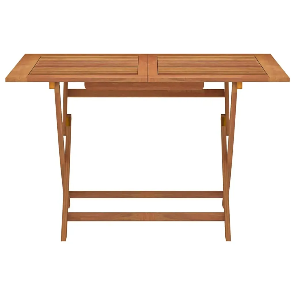 Folding Garden Table 120x70x75 cm Solid Eucalyptus Wood Price