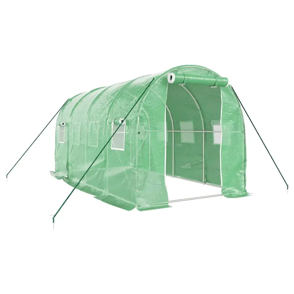 Greenhouse with Steel Frame Green 8 m² 4x2x2 m Price