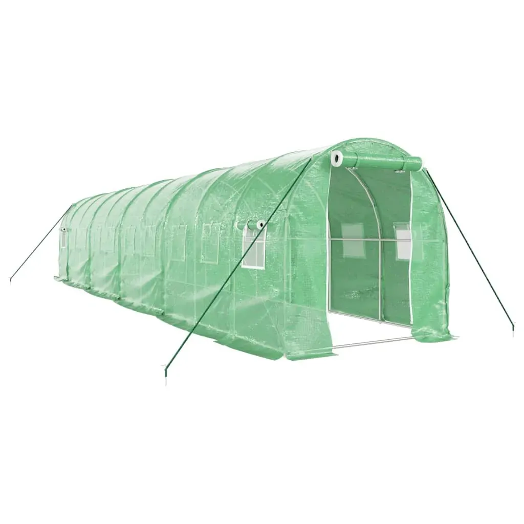 Greenhouse with Steel Frame Green 20 m² 10x2x2 m Price