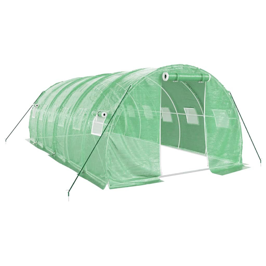 Greenhouse with Steel Frame Green 18 m² 6x3x2 m Price