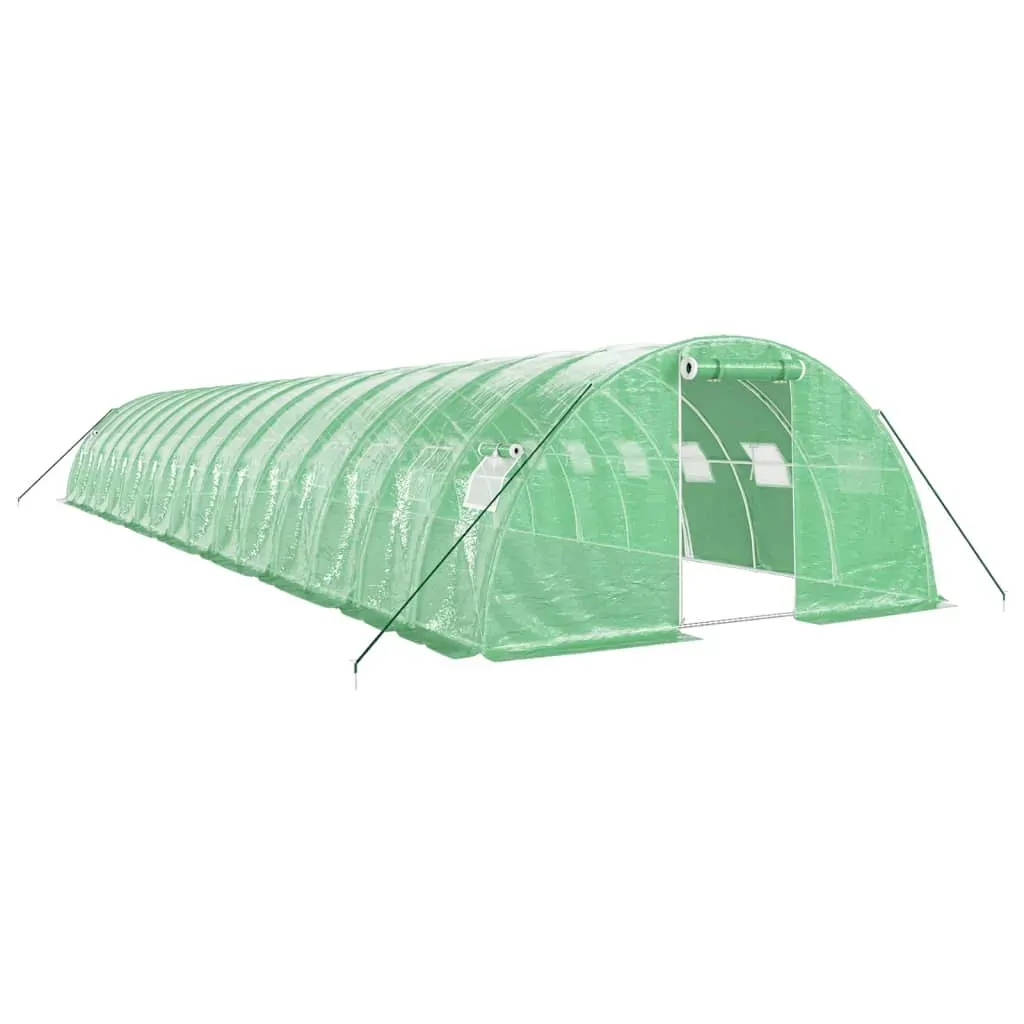 Greenhouse with Steel Frame Green 64 m² 16x4x2 m Price