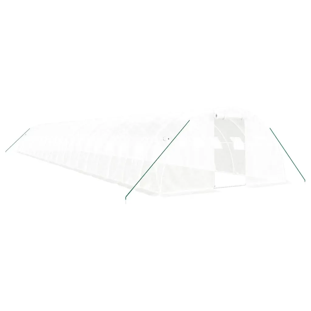 Greenhouse with Steel Frame White 80 m² 20x4x2 m Price