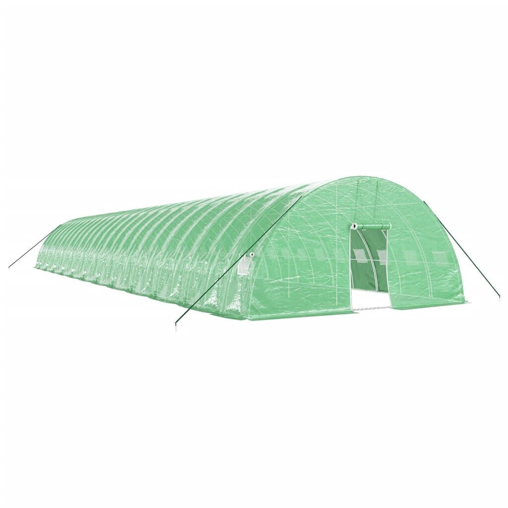 Greenhouse with Steel Frame Green 144 m² 24x6x2.85 m Price