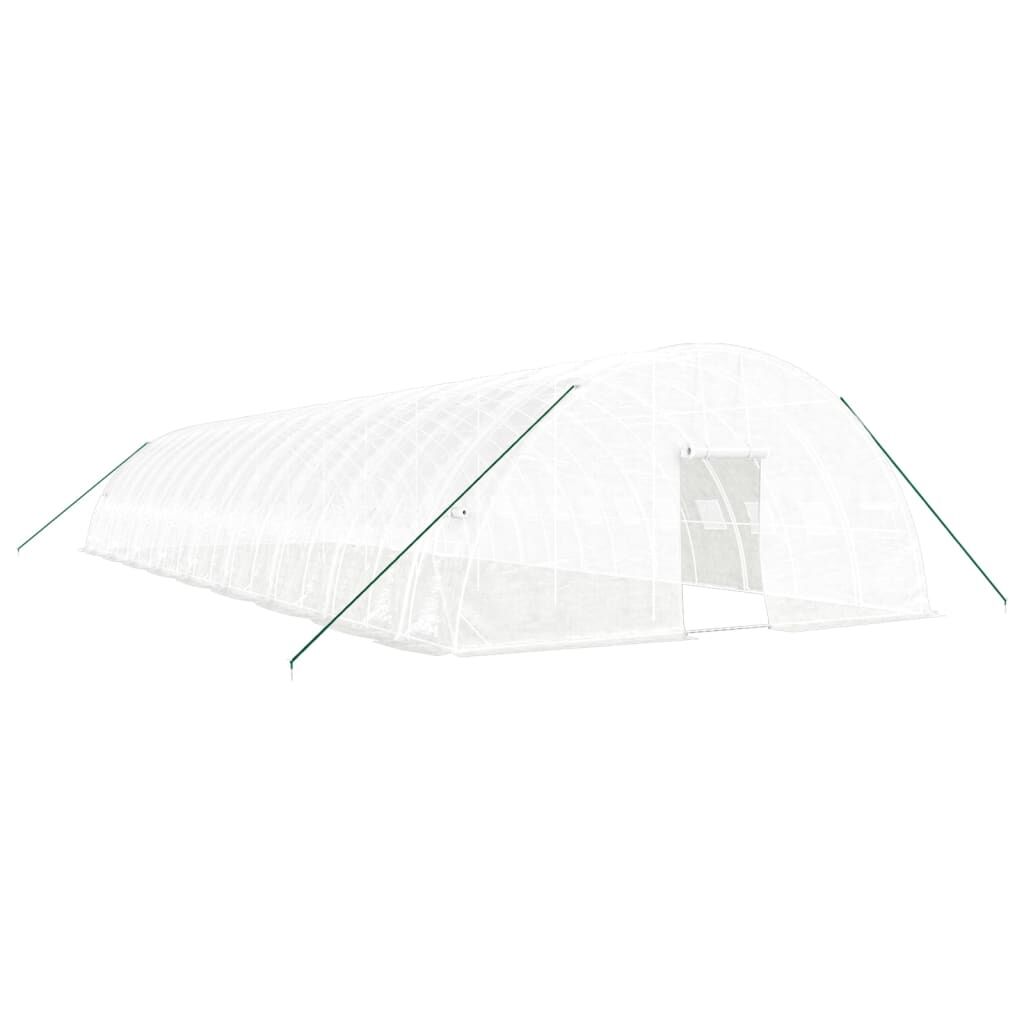 Greenhouse with Steel Frame White 108 m² 18x6x2.85 m Price