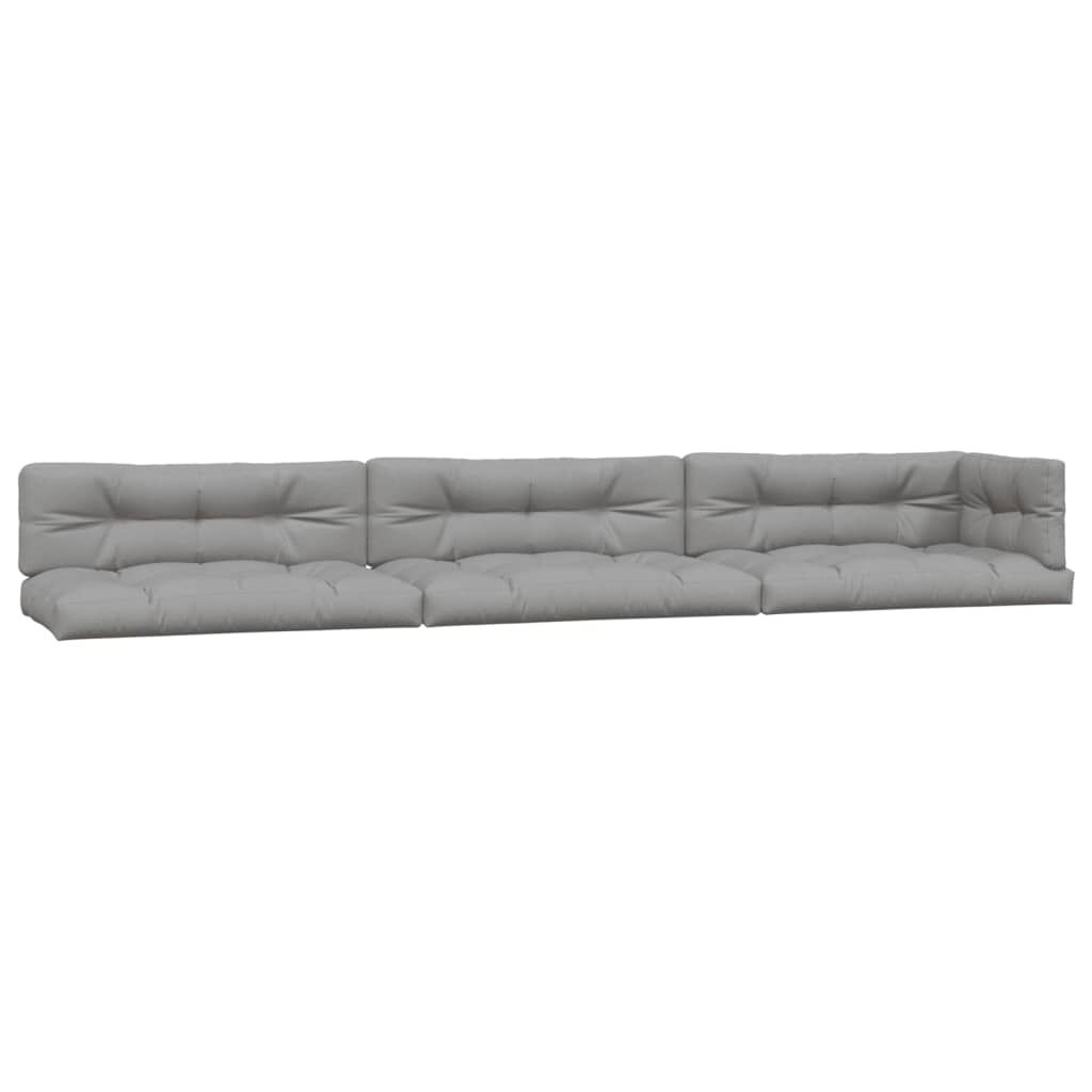 Pallet Cushions 7 pcs Grey Fabric Price