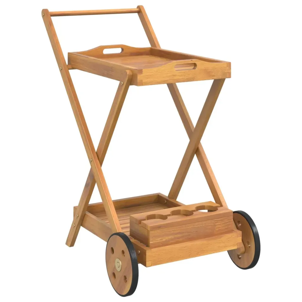 Tea Trolley 54x87x90 cm Solid Wood Acacia Price