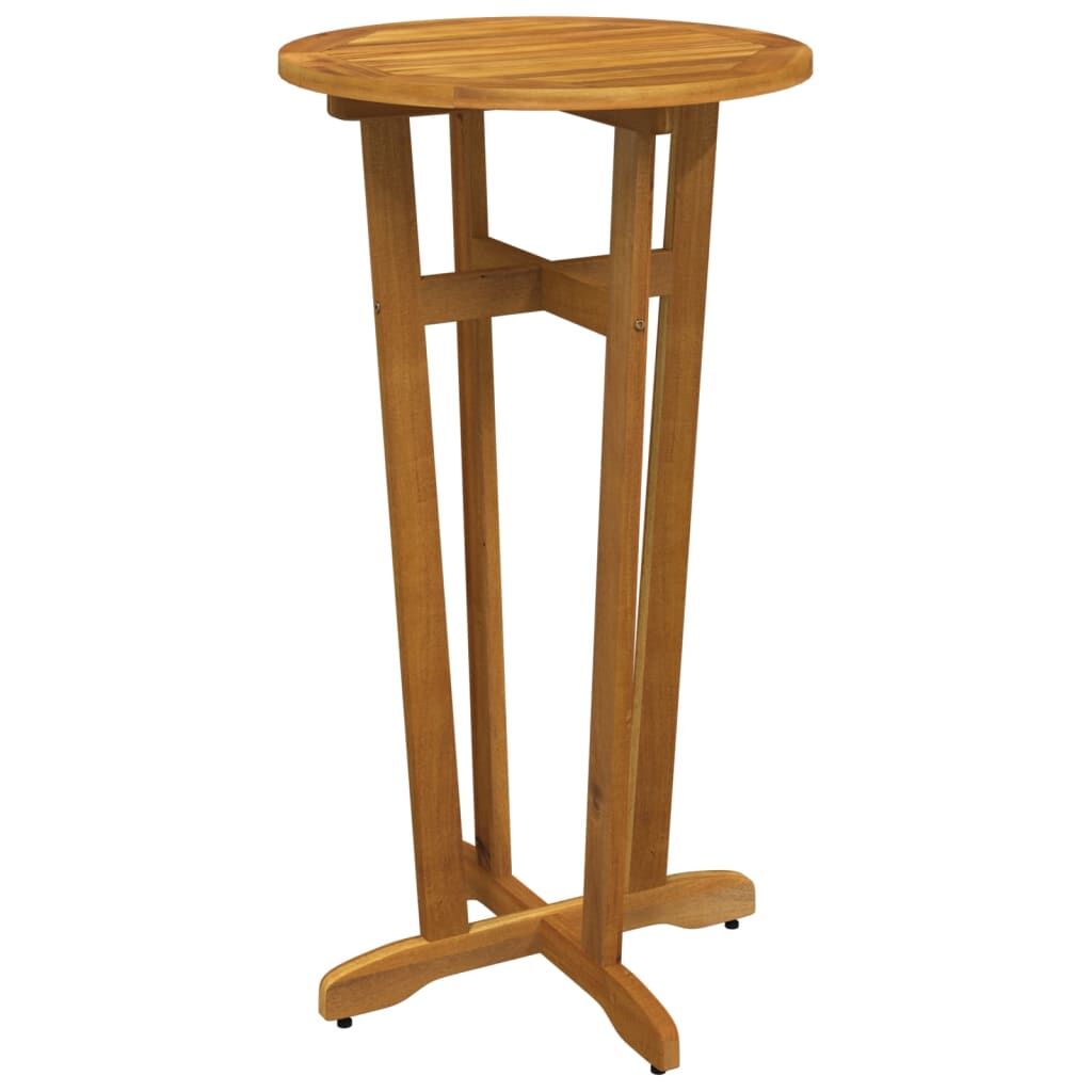 Garden Bar Table Ø60x105 cm Solid Wood Acacia Price