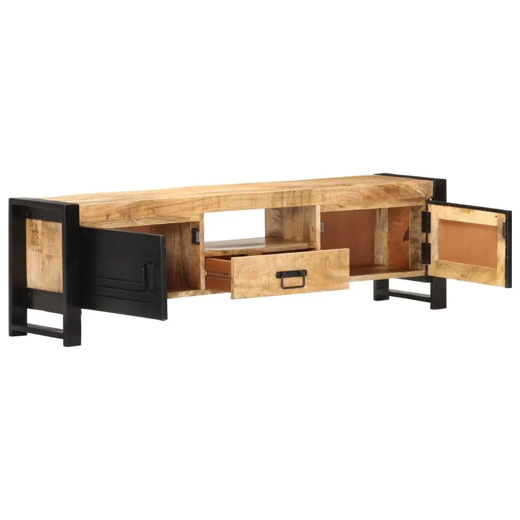 TV Cabinet 140x30x40 cm Rough Mango Wood Price