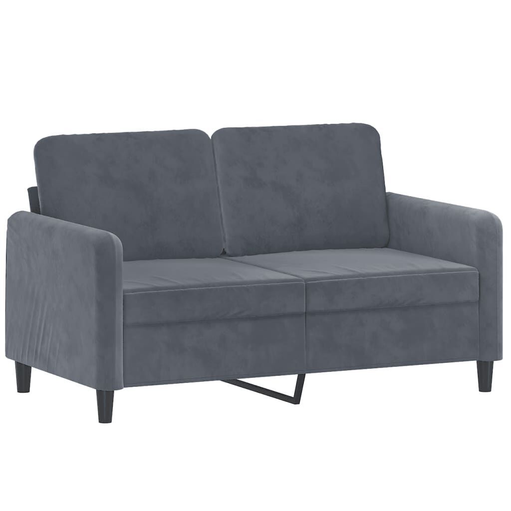 3 Piece Sofa Set Dark Grey Velvet Price