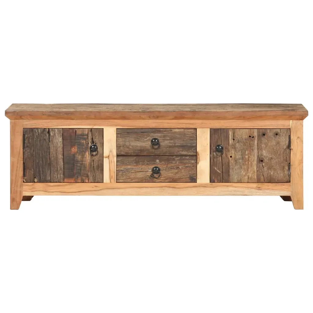 TV Cabinet 120x30x40 cm Solid Acacia Wood and Reclaimed Wood Price