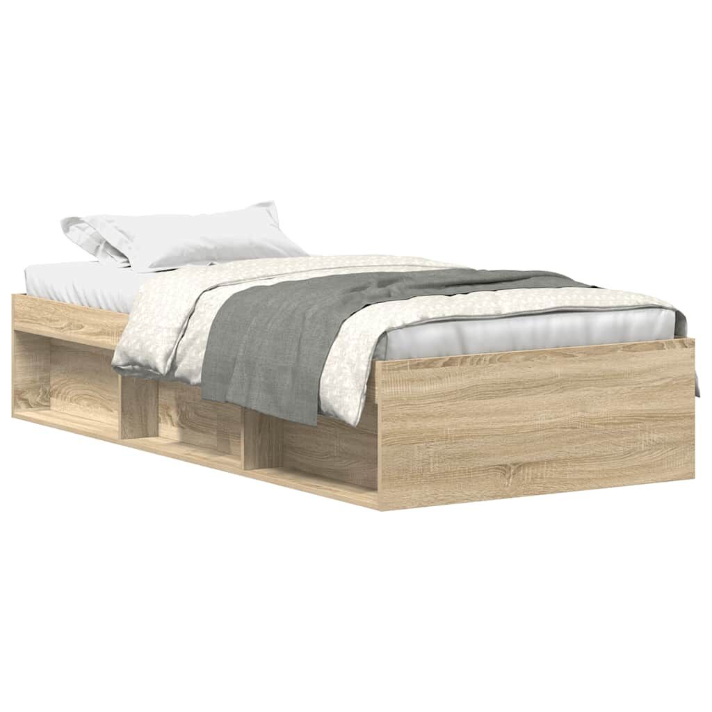 Bed Frame without Mattress Sonoma Oak 90x190 cm Price