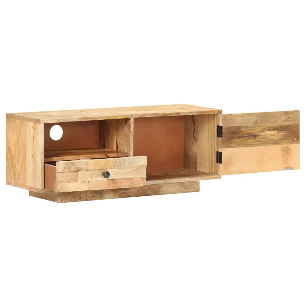 TV Cabinet 90x30x35 cm Solid Mango Wood Price