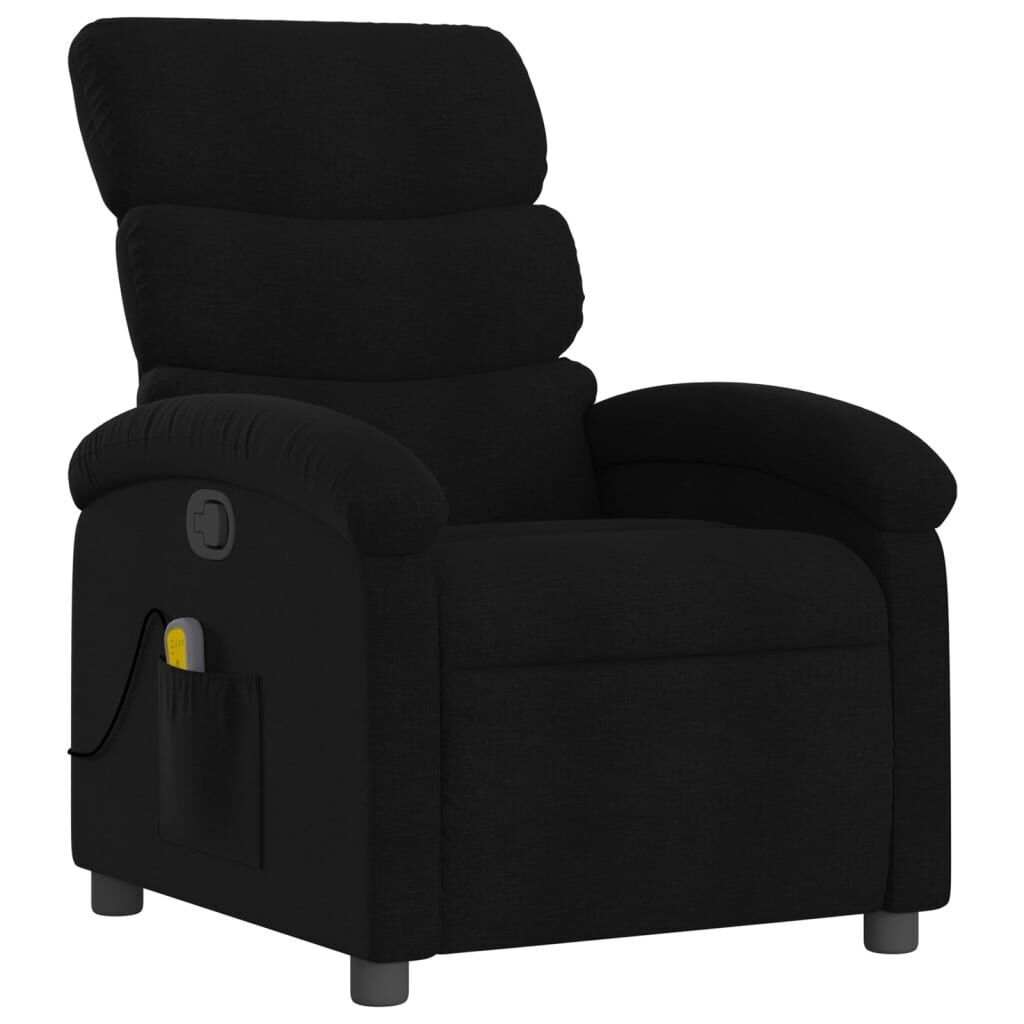 Massage Recliner Chair Black Fabric Price