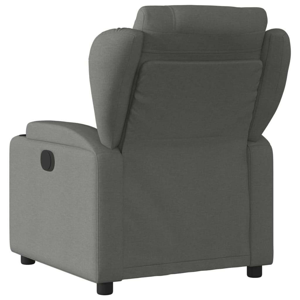 Recliner Chair Dark Grey Fabric Price