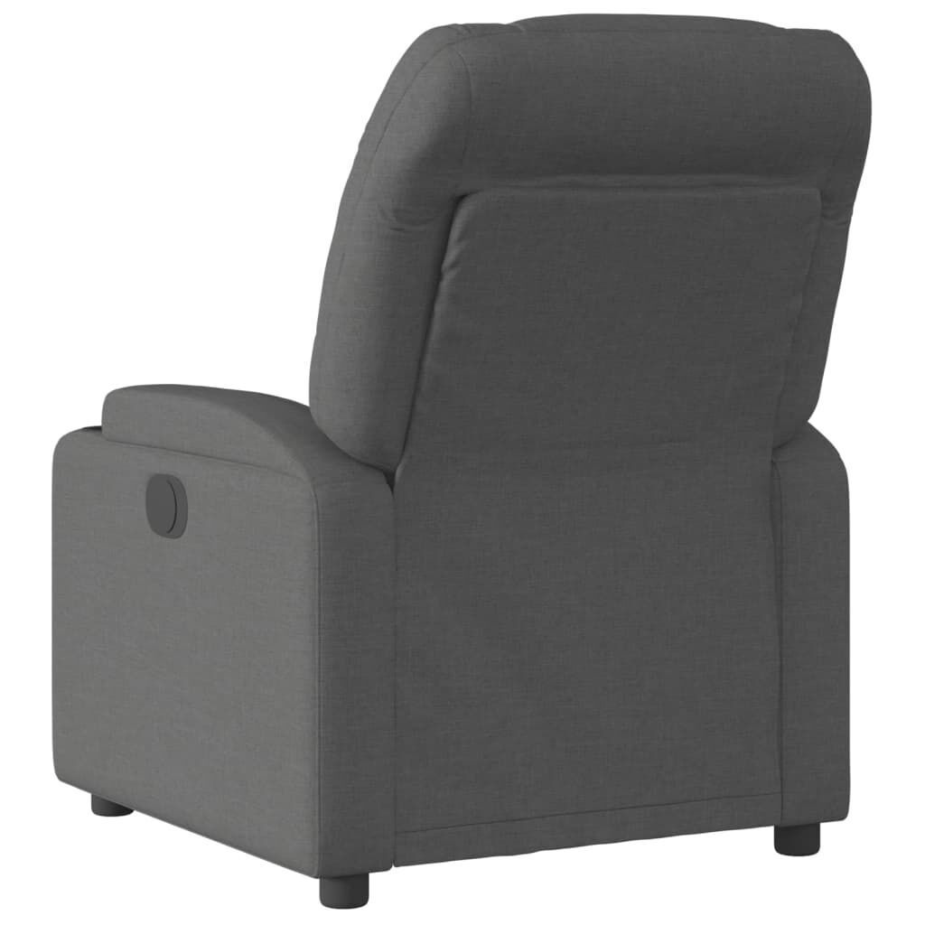 Recliner Chair Dark Grey Fabric Price