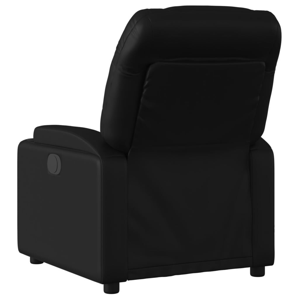 Recliner Chair Black Faux Leather Price