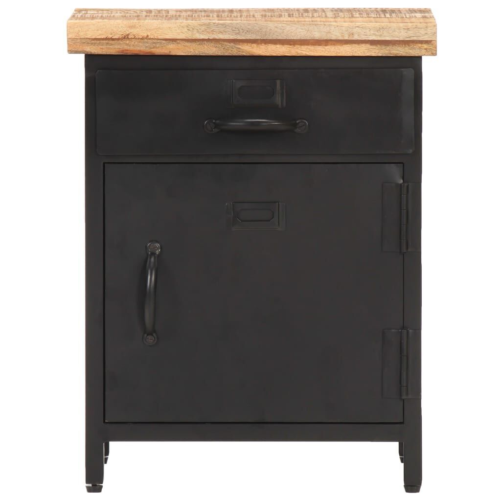 Bedside Cabinet 40x30x52 cm Rough Mango Wood Price
