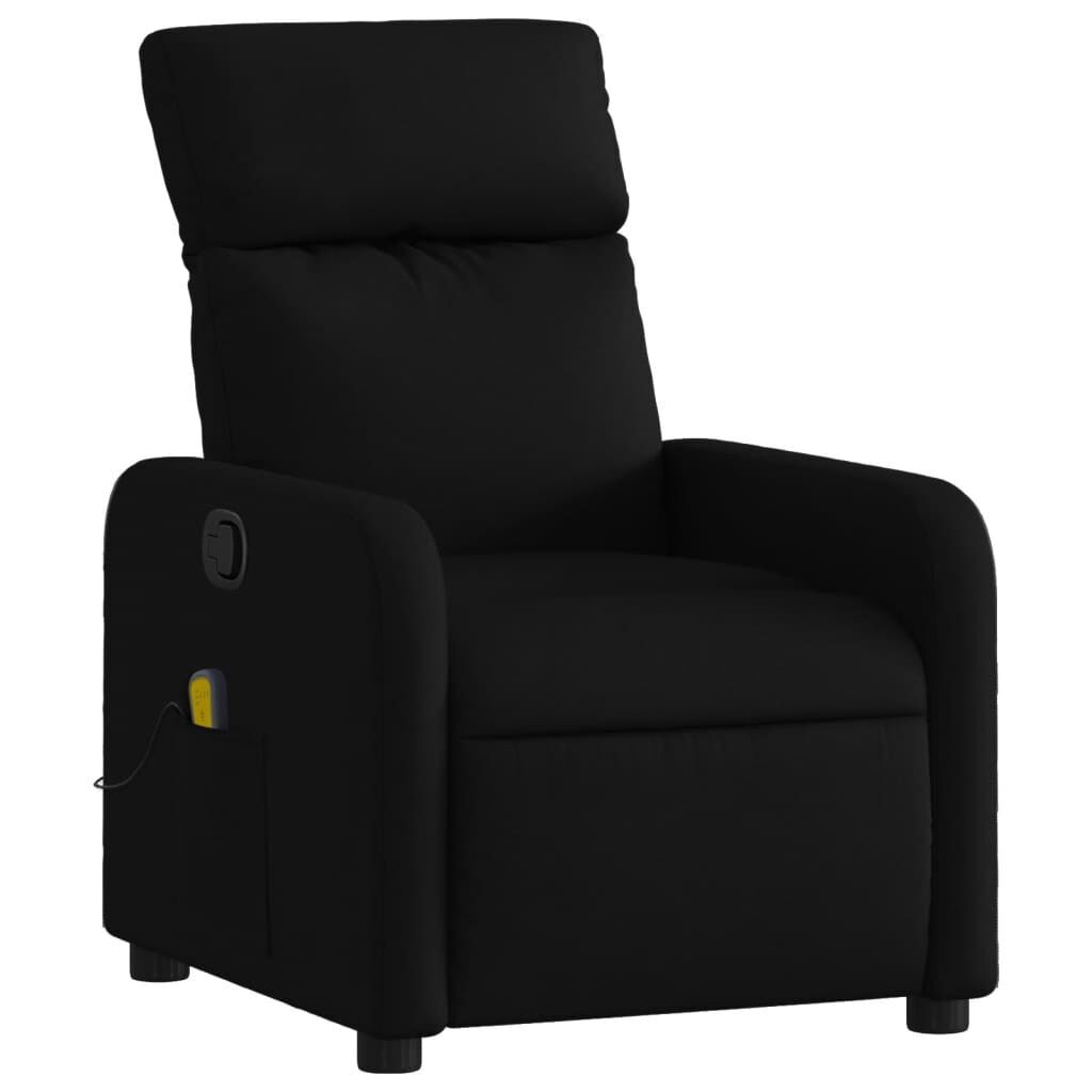 Massage Recliner Chair Black Fabric Price