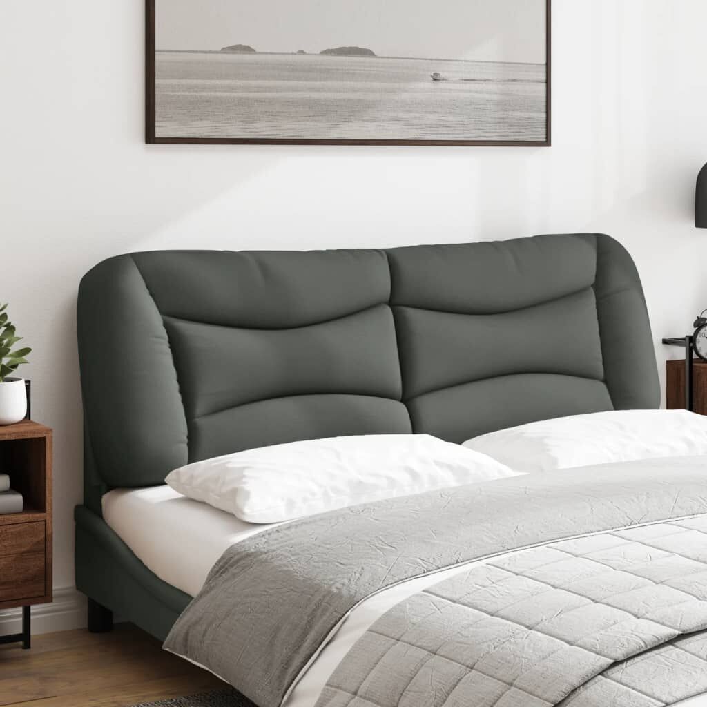 Headboard Cushion Dark Grey 153 cm Fabric Price