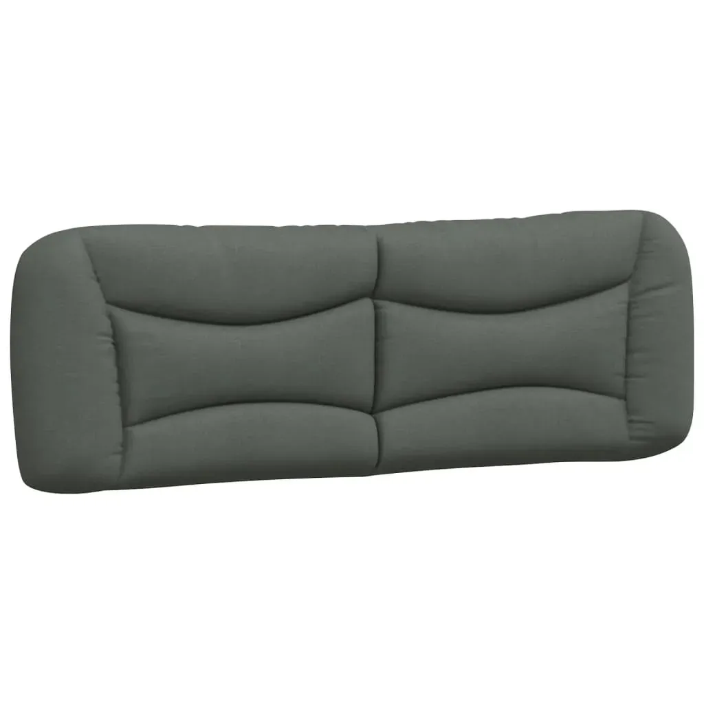 Headboard Cushion "Hvar" Dark Grey 153 cm Fabric Price