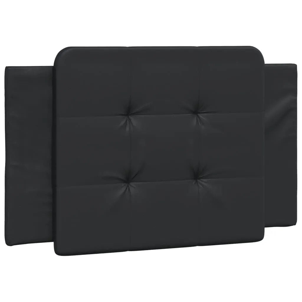 Headboard Cushion "Zadar" Black 90 cm Faux Leather Price