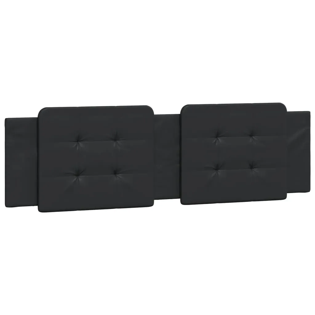 Headboard Cushion "Zadar" Black 180 cm Faux Leather Price