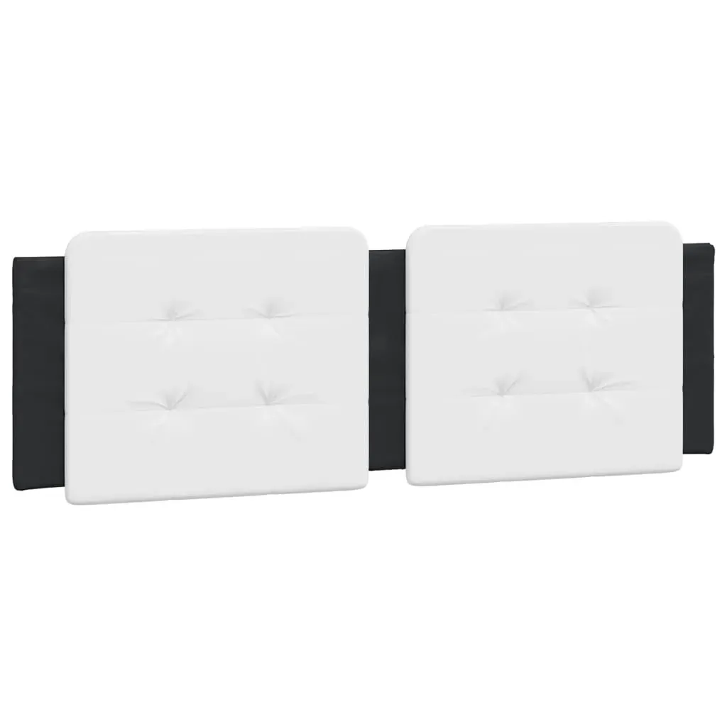 Headboard Cushion "Zadar" Black and White 153 cm Faux Leather Price