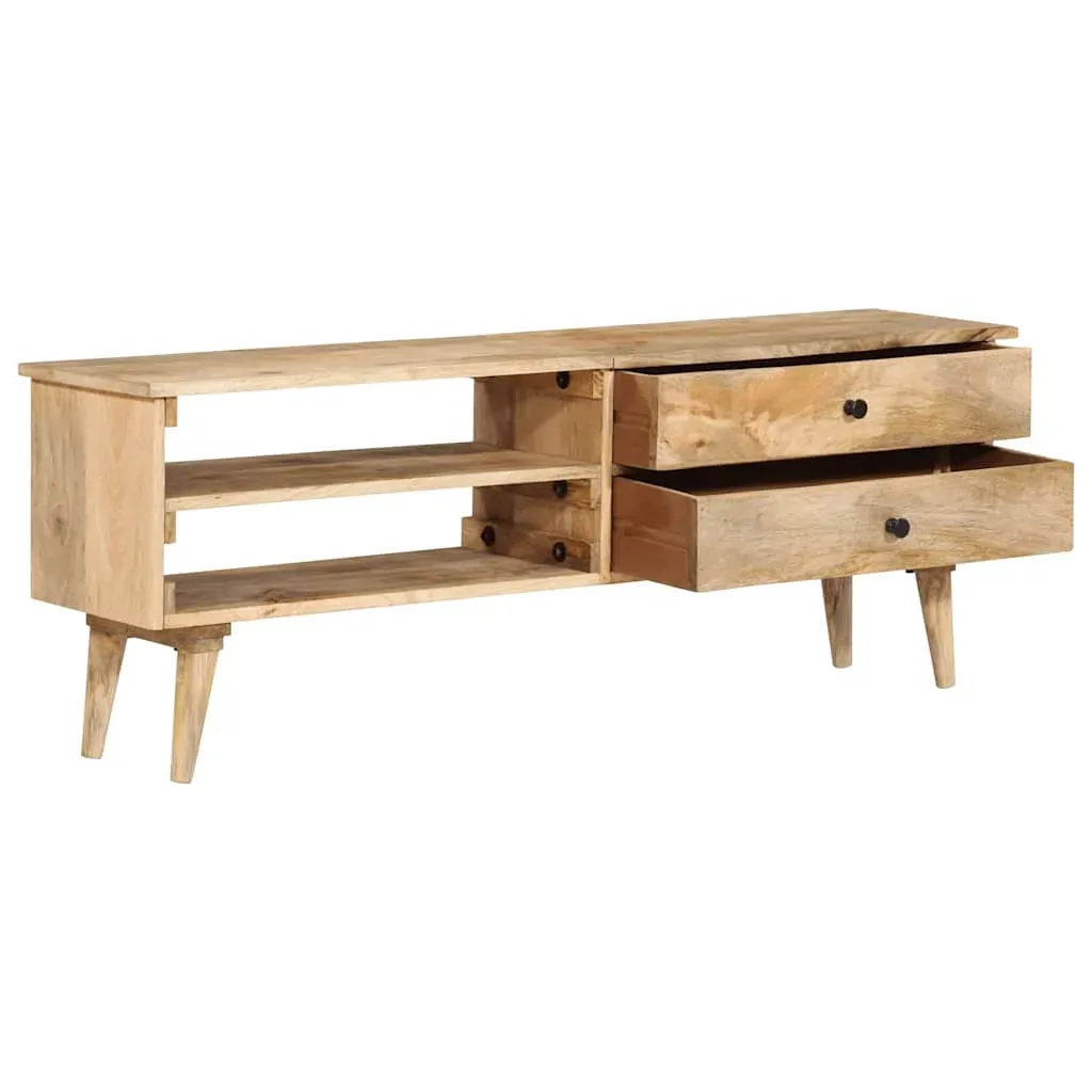 TV Cabinet 140x30x50 cm Solid Mango Wood Price