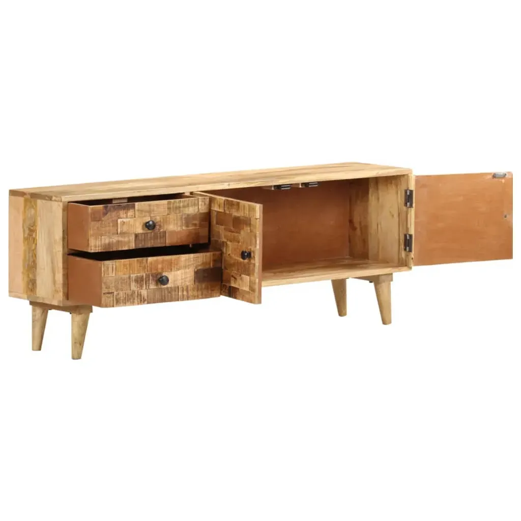 TV Cabinet 120x30x45 cm Solid Mango Wood Price