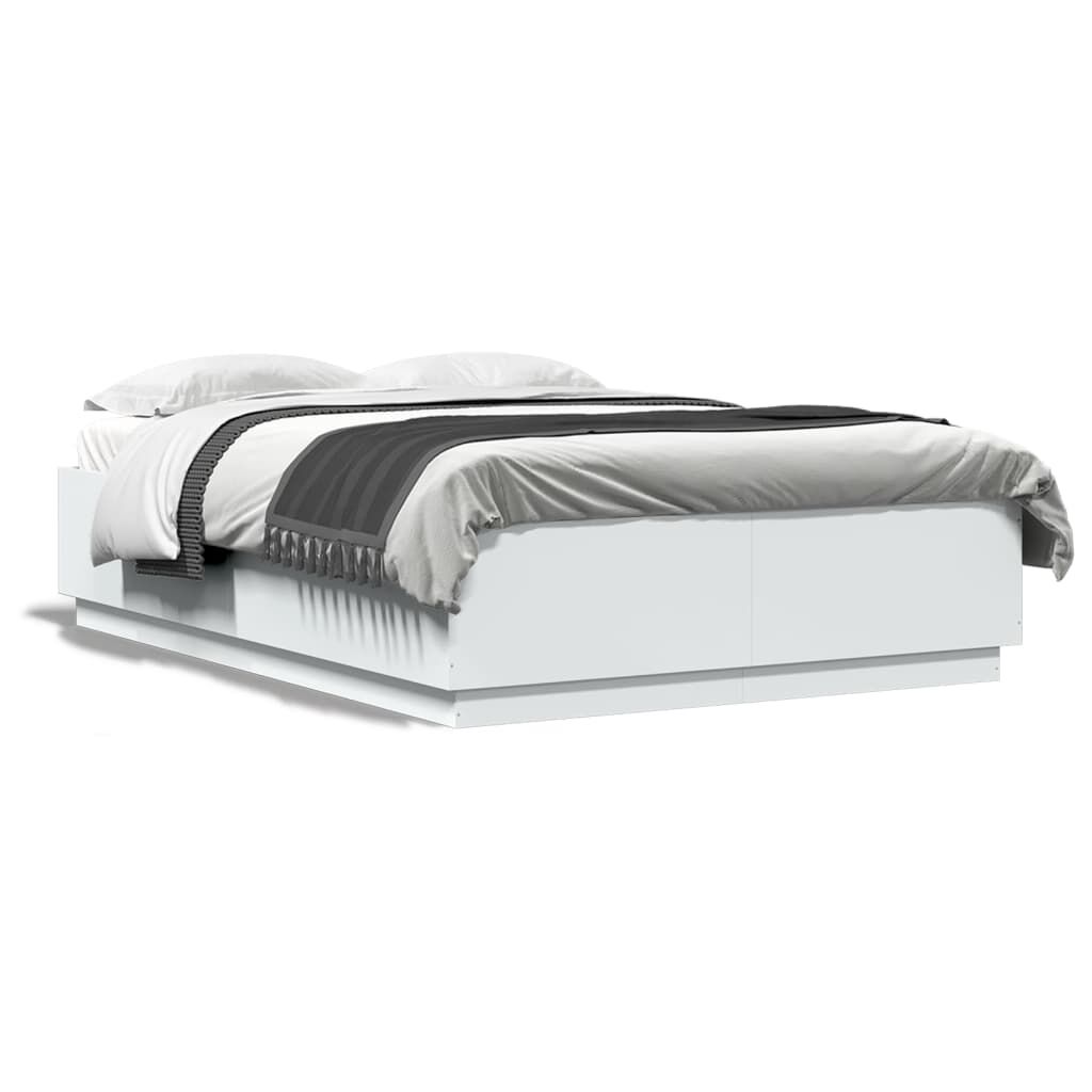 Bed Frame without Mattress White 150x200 cm Price
