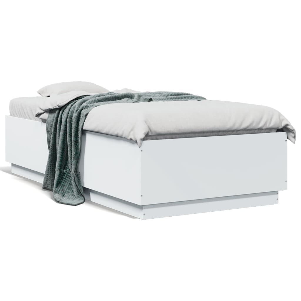 Bed Frame without Mattress White 90x190 cm Price