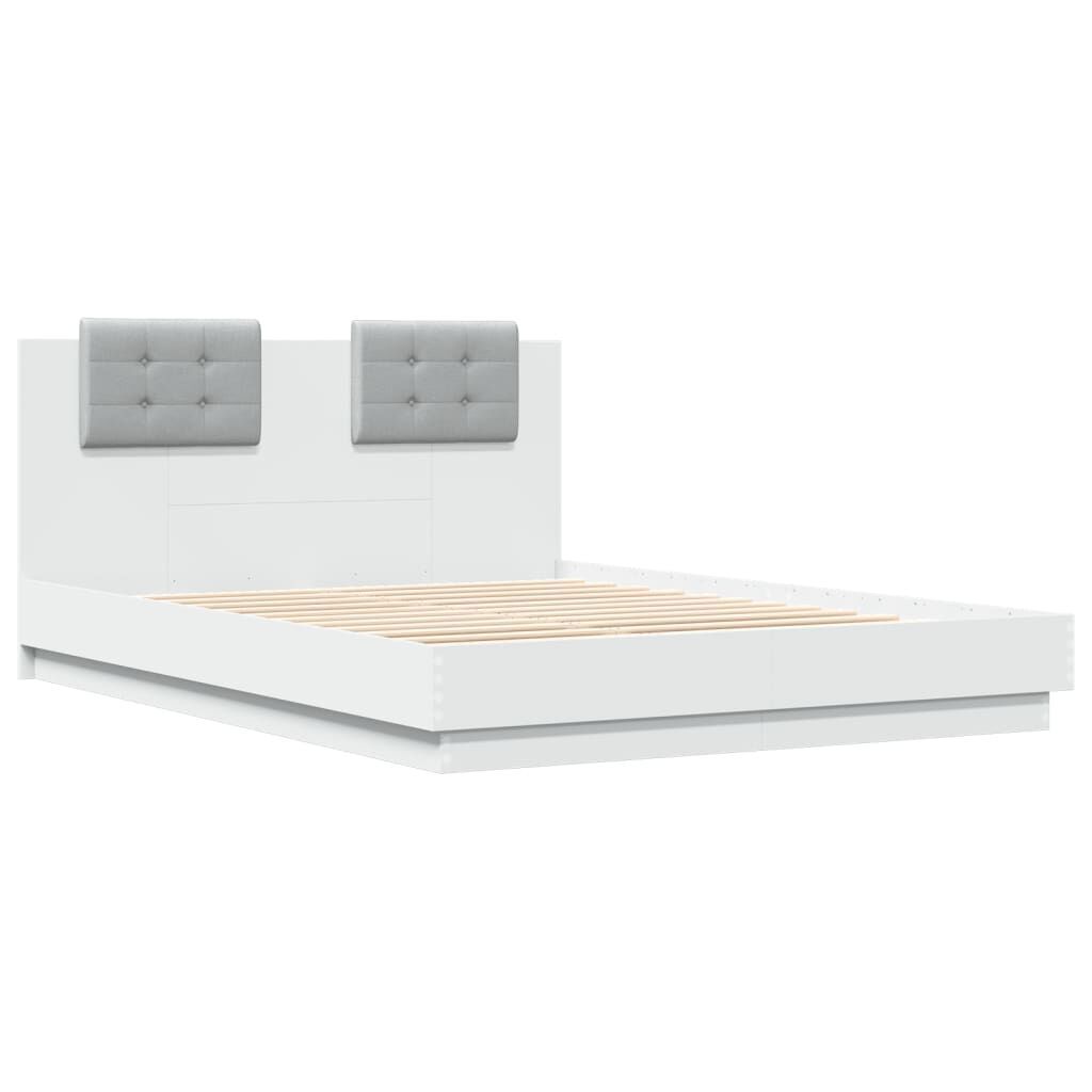 Bed Frame without Mattress White 150x200 cm Price
