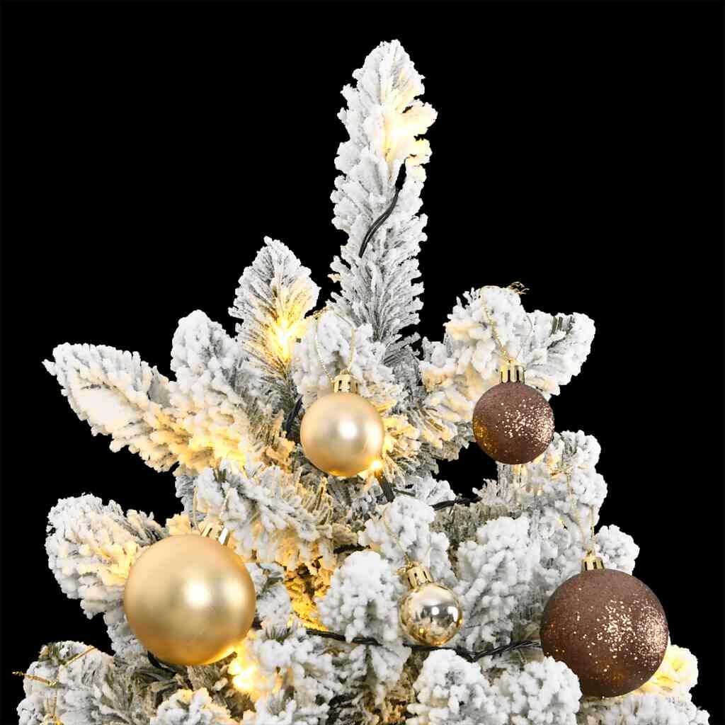 Artificial Hinged Christmas Tree 300 LEDs & Ball Set 180 cm Price