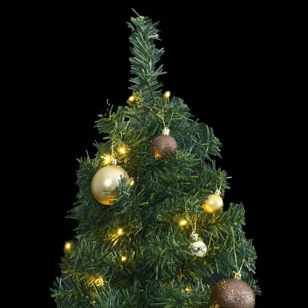 Slim Christmas Tree 300 LEDs & Ball Set 270 cm Price