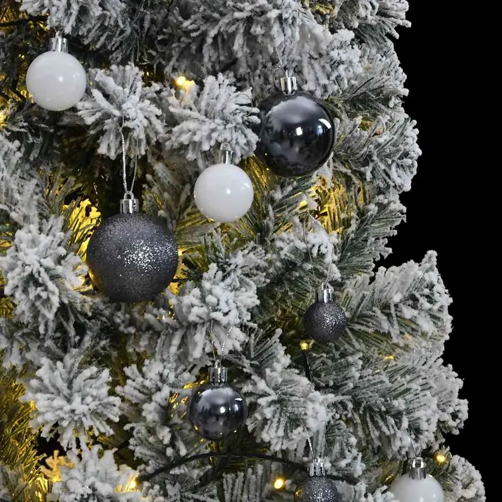 Artificial Hinged Christmas Tree with 300 LEDs & Ball Set 180 cm Price