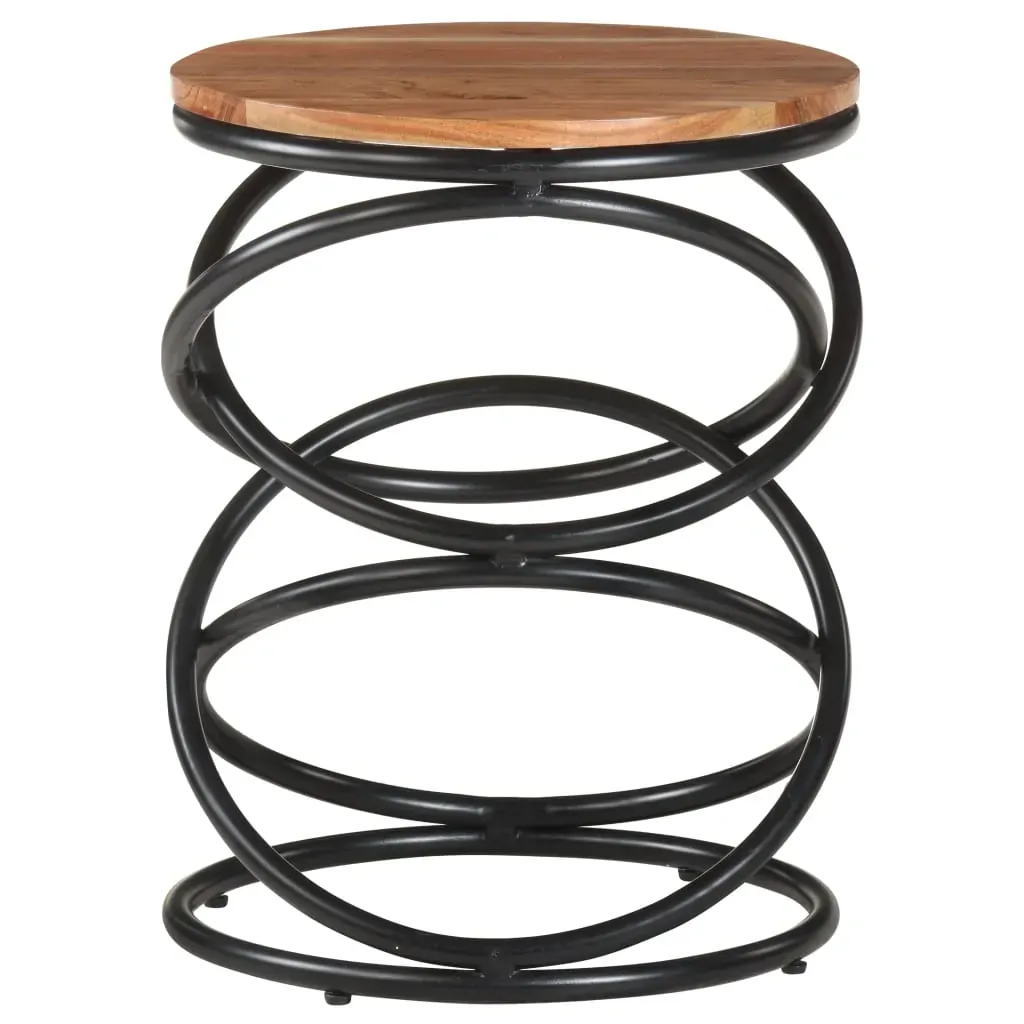 End Table 40x40x52 cm Solid Acacia Wood Price