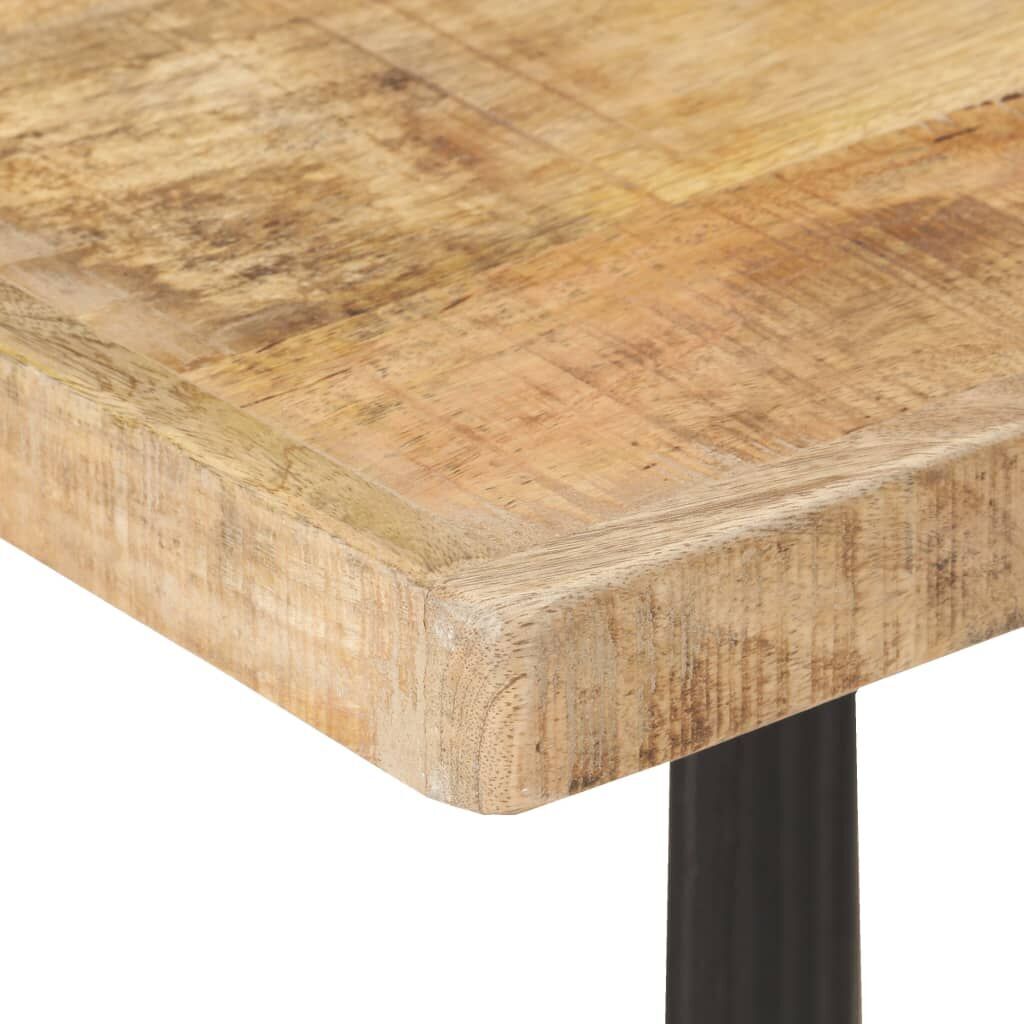 Bistro Table 60x60x77 cm Rough Mango Wood Price