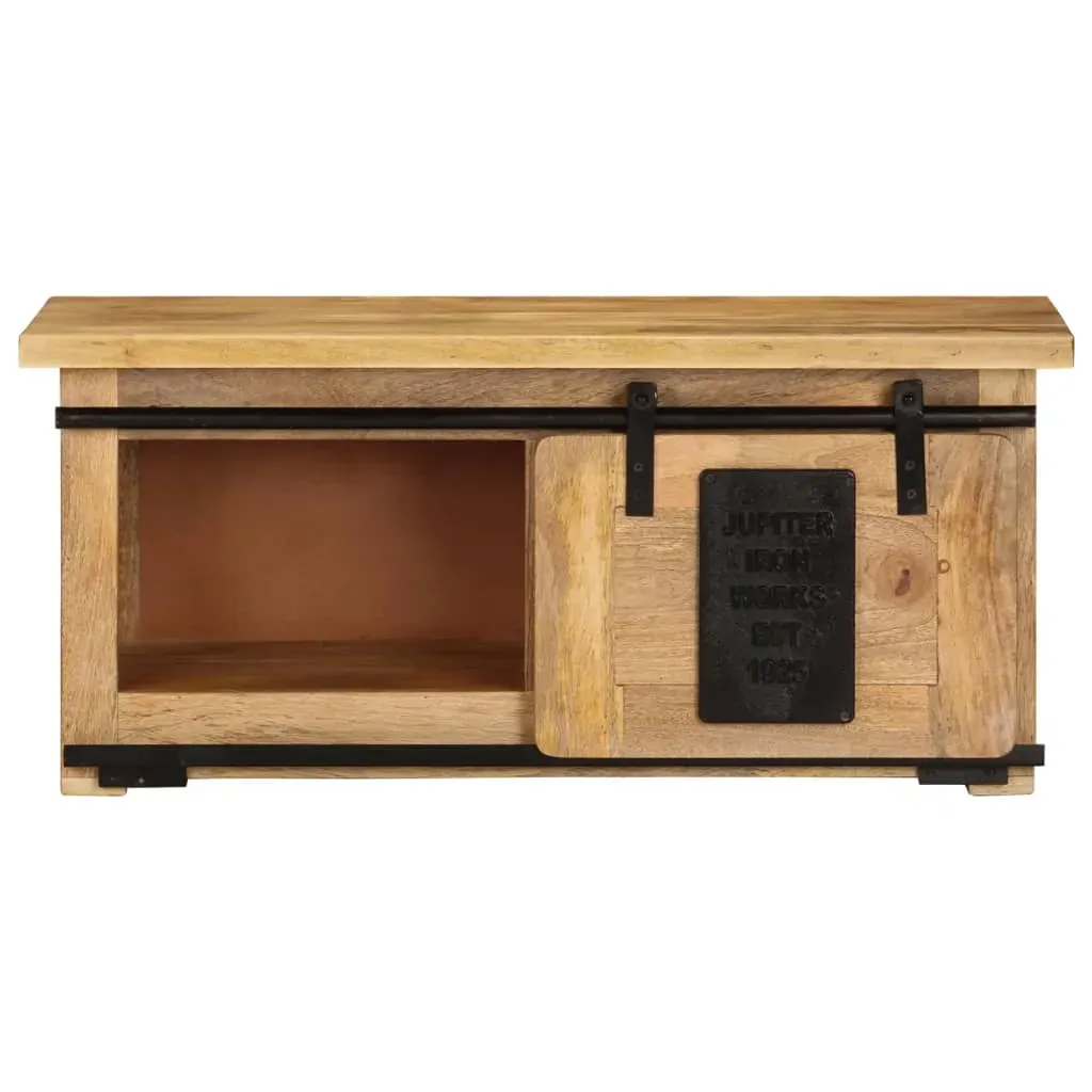TV Cabinet 90x35x40 cm Solid Wood Mango Price