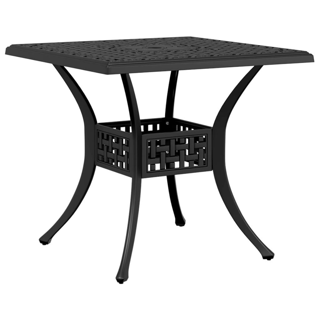 3 Piece Bistro Set Black Cast Aluminium Price