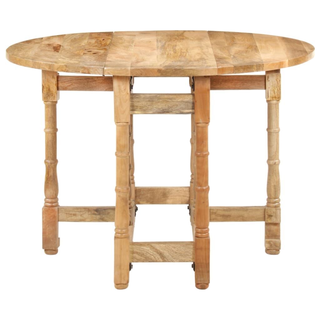 Dining Table Round 110x76 cm Solid Mango Wood Price