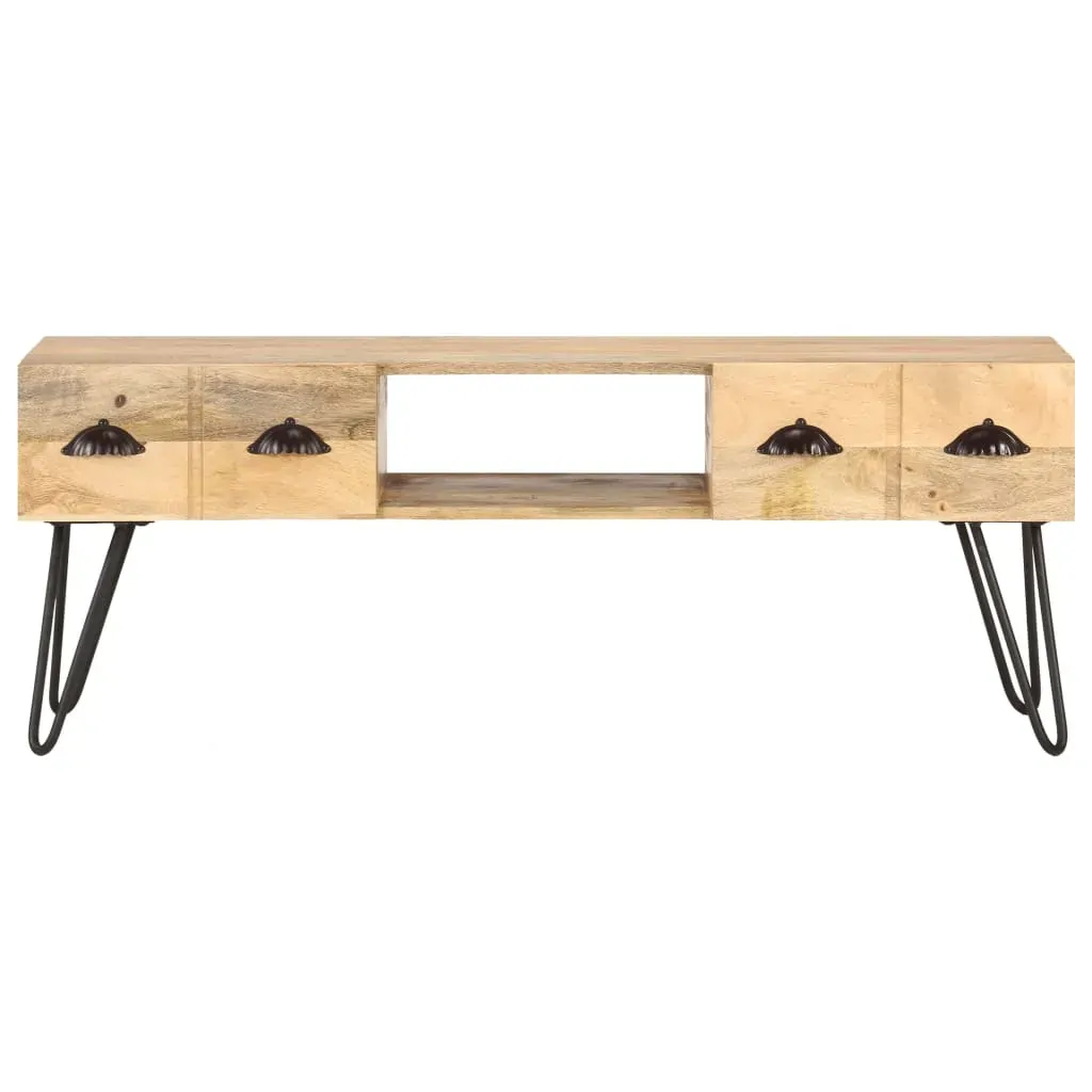 TV Cabinet 120x35x45 cm Solid Mango Wood Price