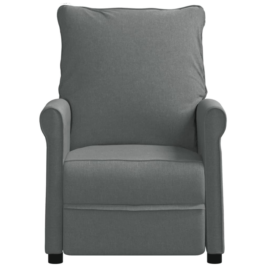 Recliner Chair Dark Grey Fabric Price